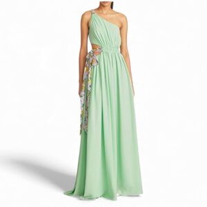 AMUR Zela One Shoulder Gown